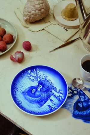 B&G Morsdags platte 2026, 18cm