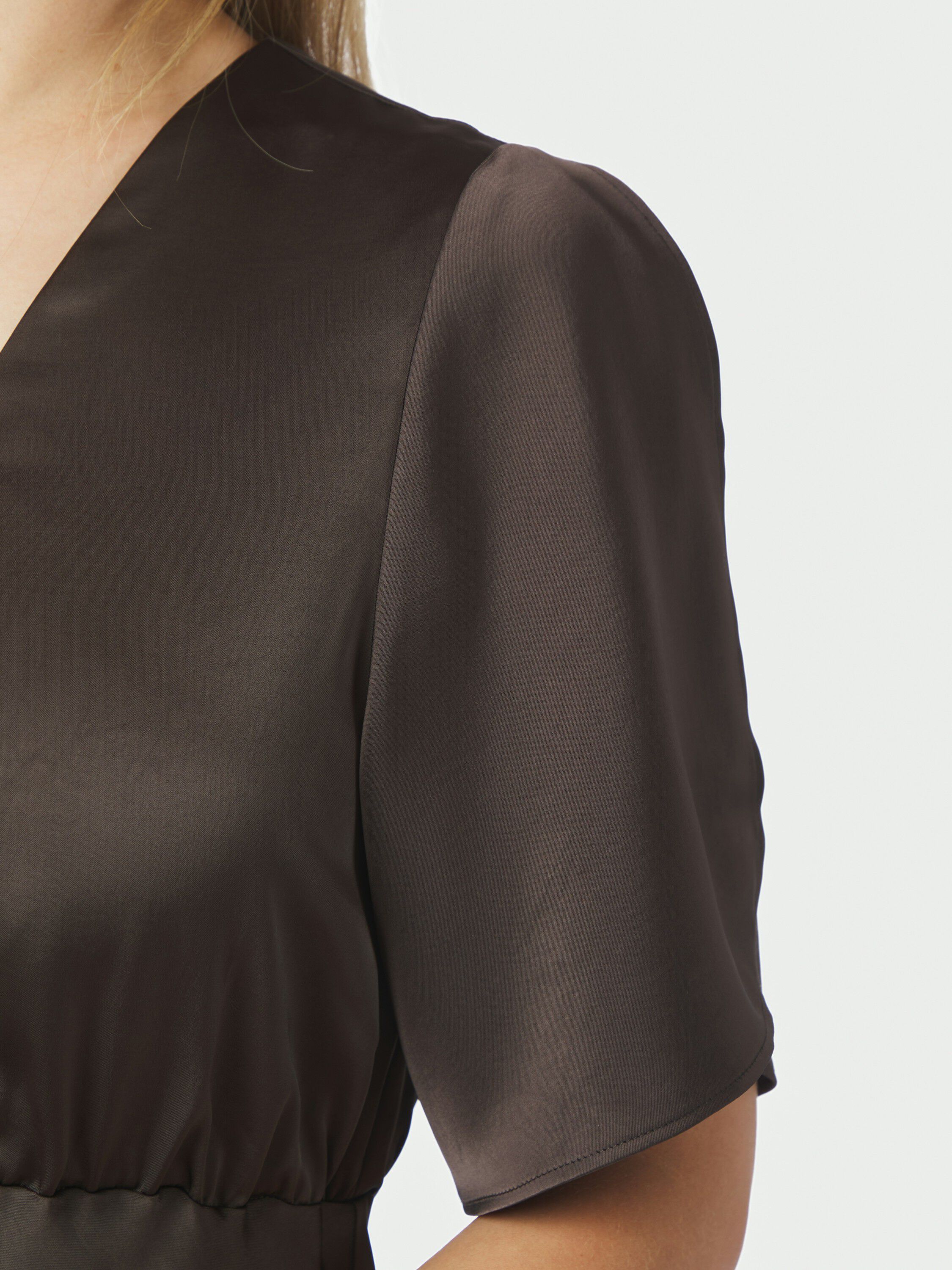 Zelina Heavy Sateen Dress