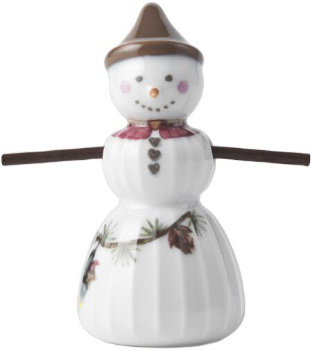 Hammersh&oslash;i Christmas Sn&ouml;flicka H8 vit m. deko