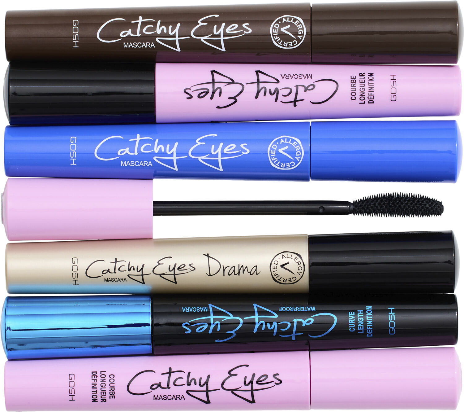 GOSH Catchy Eyes Mascara - Allergy Certified 003 Crazy Blue