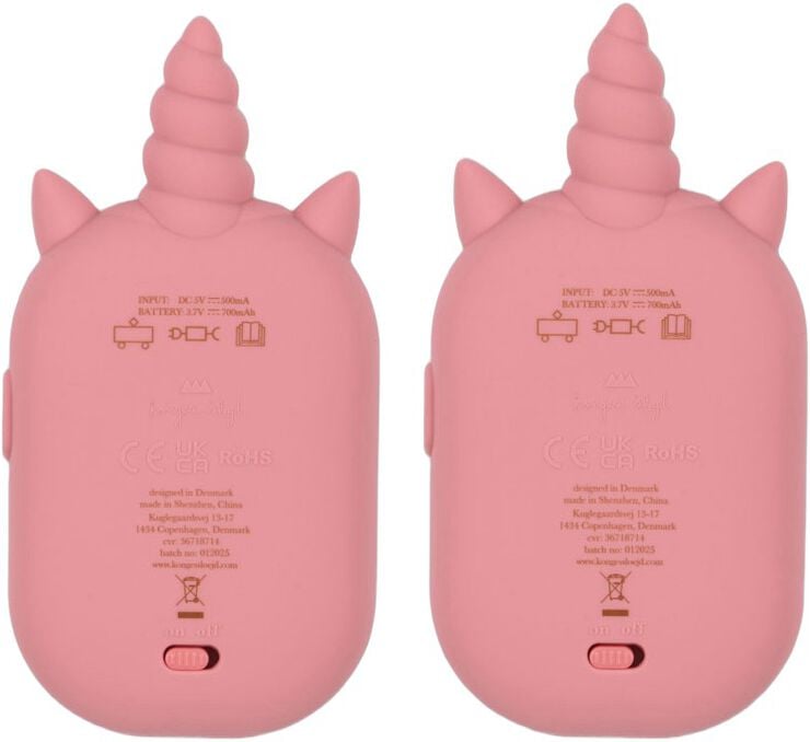 GLITTER UNICORN WALKIE TALKIE