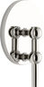 STOFF Nagel wall hanger - chrome