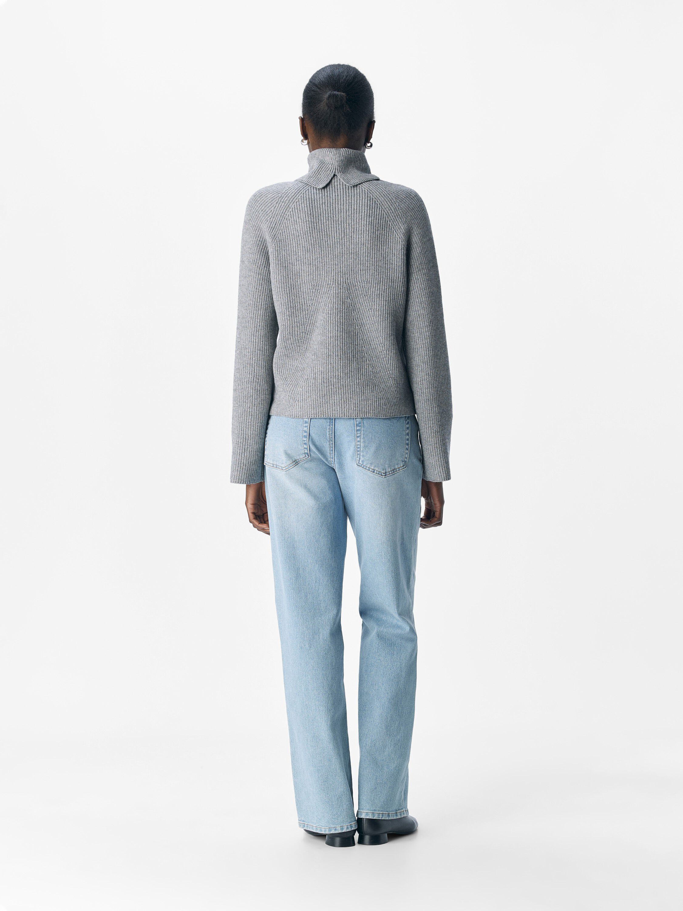 Objviola Ls Lo Rollneck Knit Noos