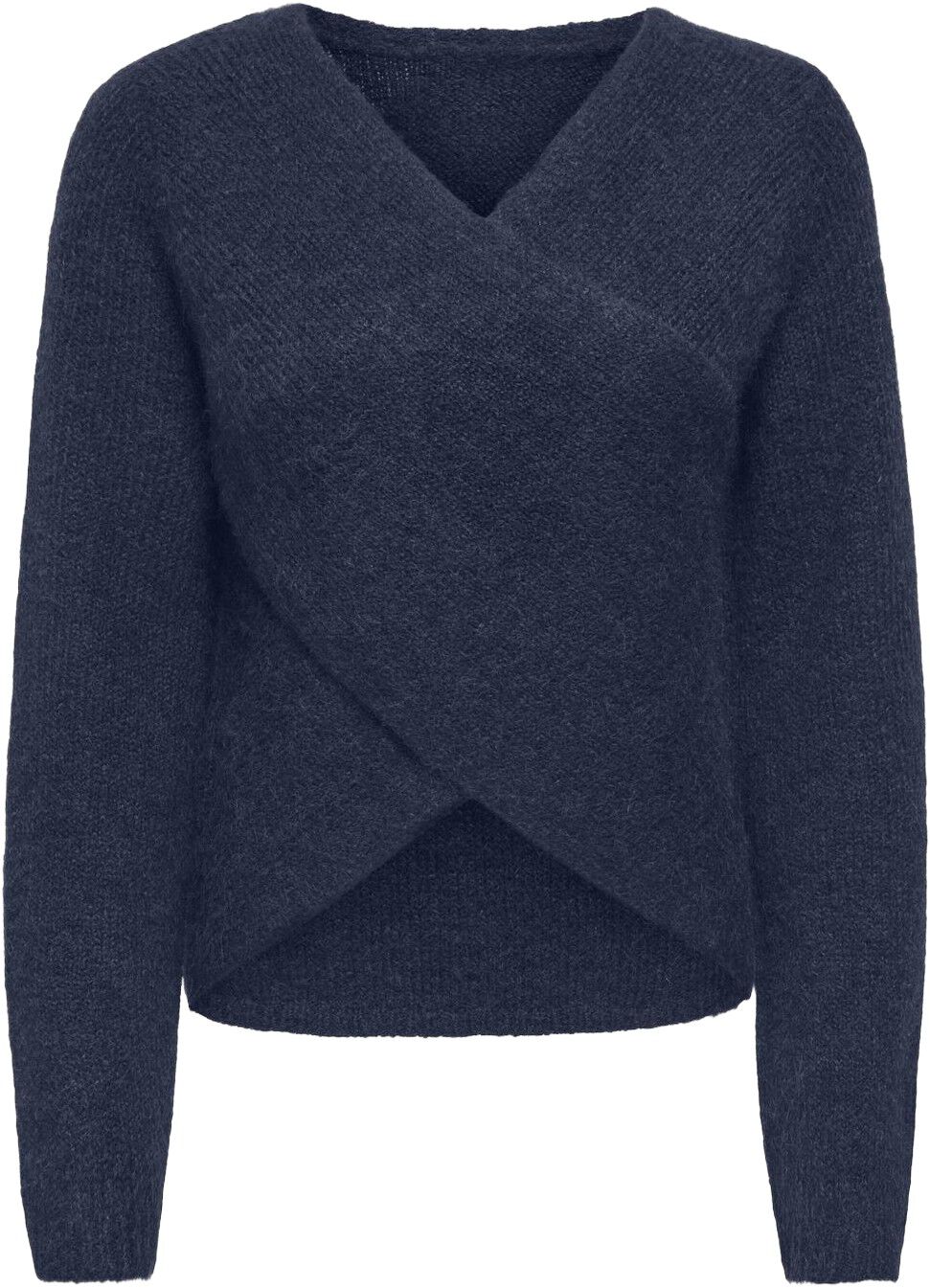 Onlmaggie Ls Cross V-Neck Cc Knt