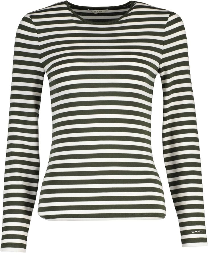 SLIM STRIPED LS T-SHIRT