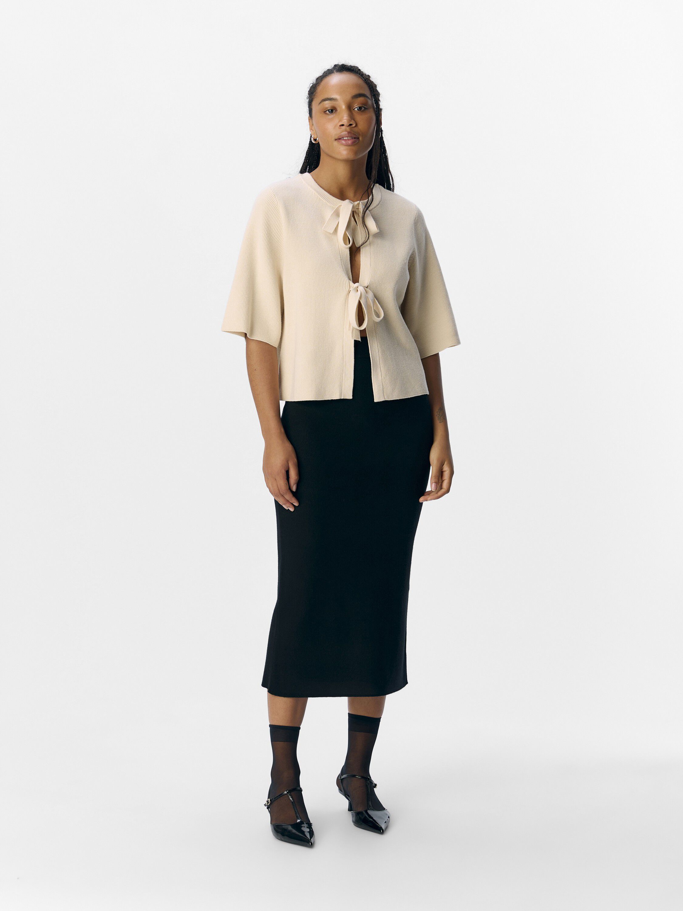 OBJULLA PARVI 2/4 KNIT CARDIGAN NOO