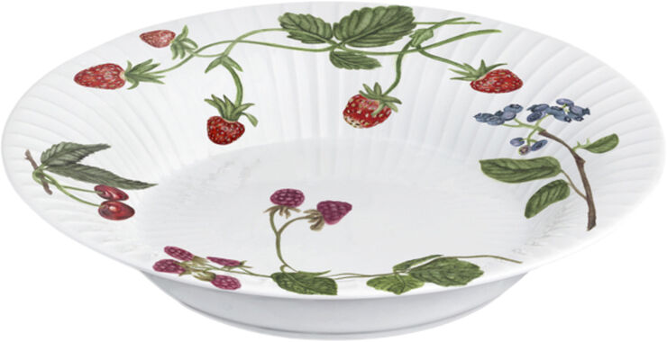 Hammershøi Summer Dyb tallerken Ø21 cm sommerbær