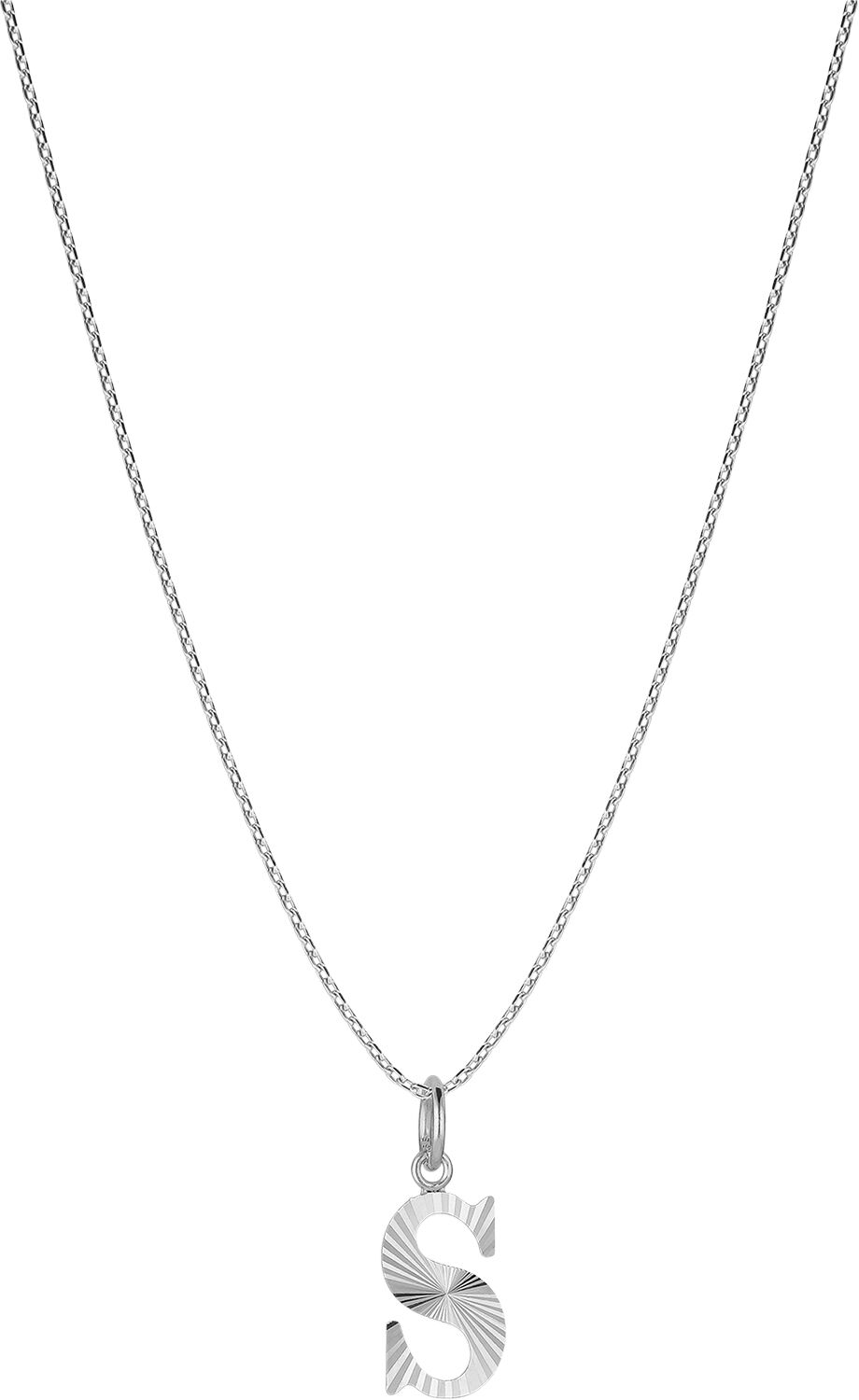 Reflection Letters, gold-plated sterling silver-S