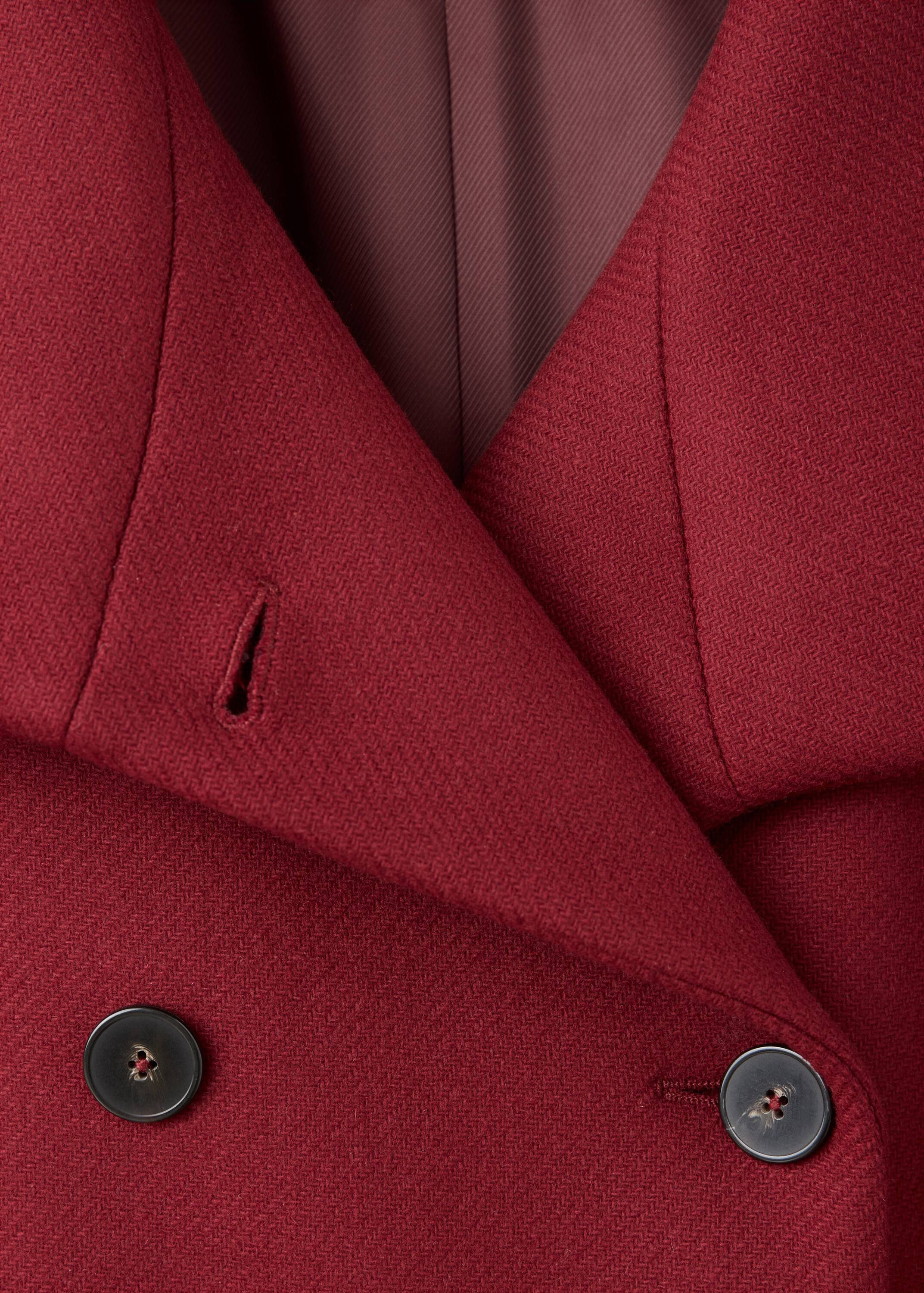 Manteco wool coat with funnel neck