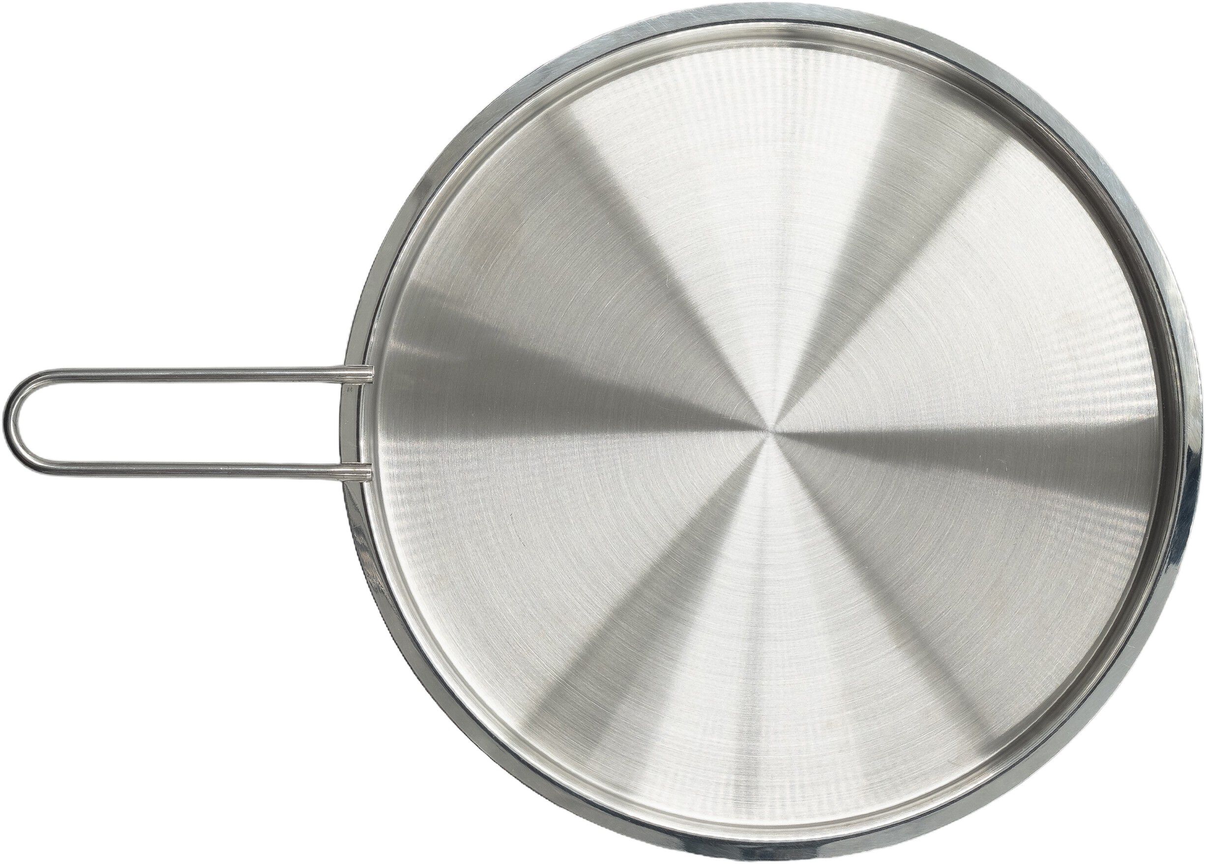 Tallrikslock 24 cm rostfritt st&aring;l
