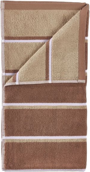 Handduk Sauna 50x100 White/Soft Grey/Eucalyptus