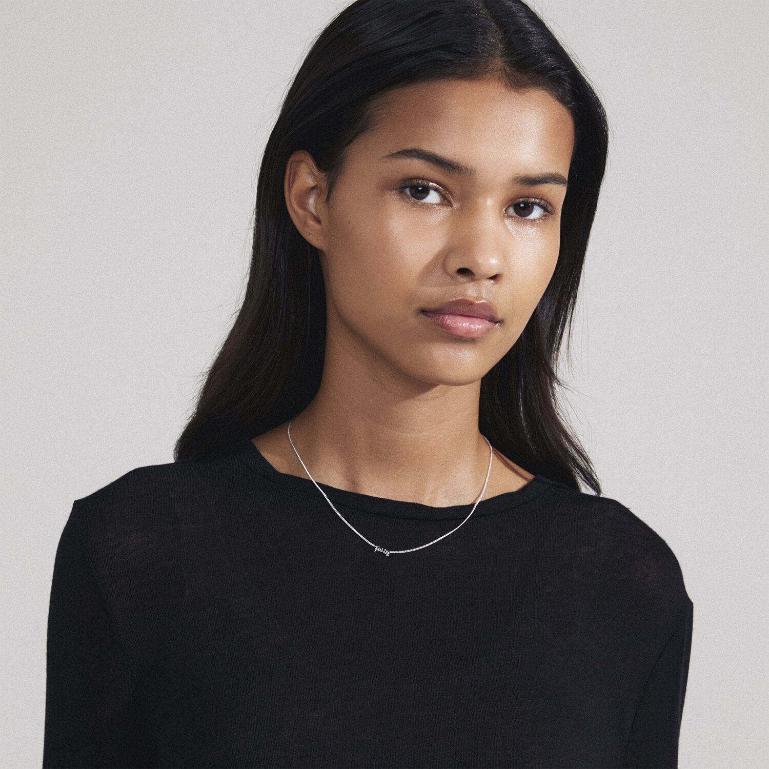 FAITH recycled necklace silver-plated