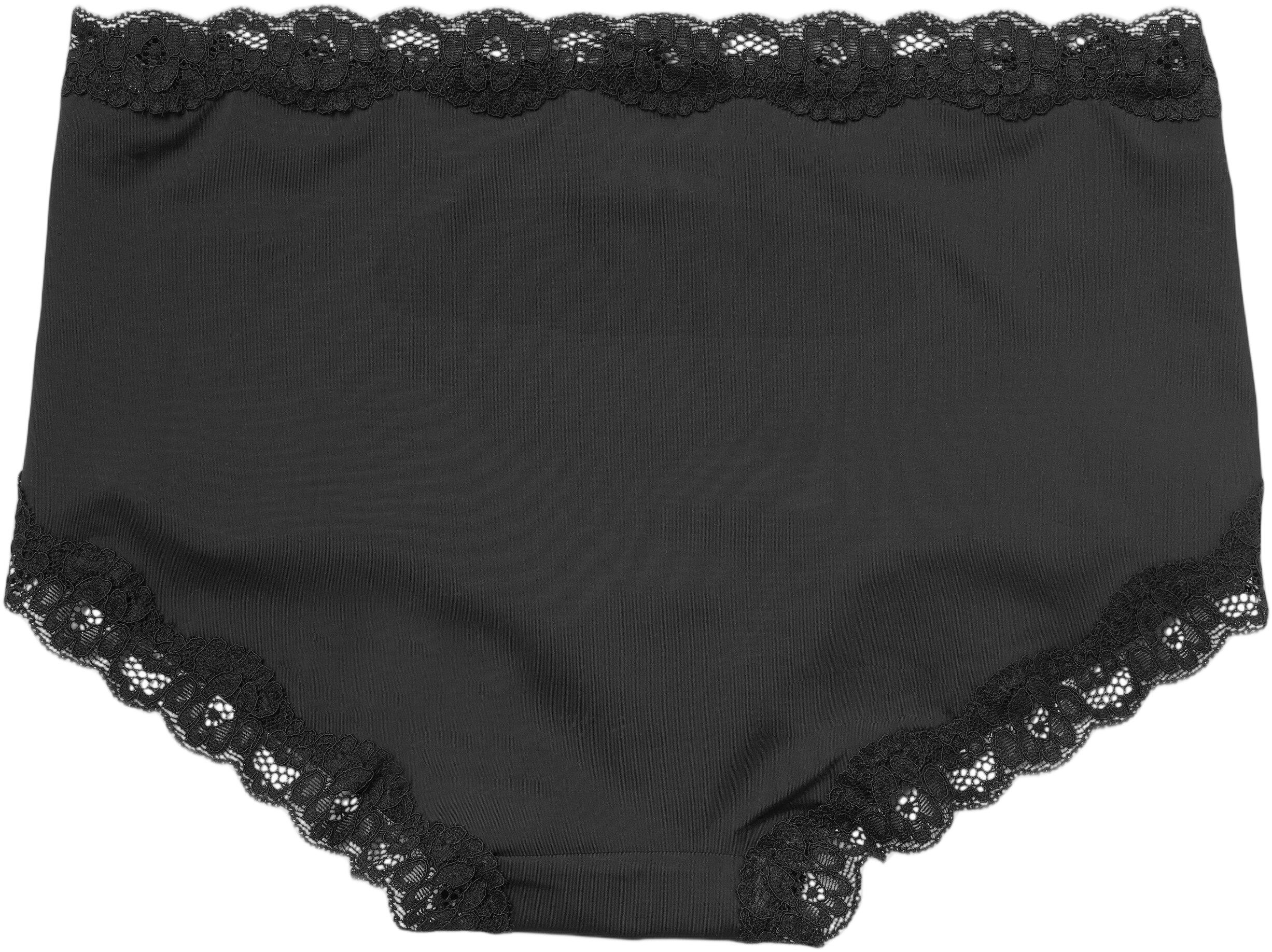 Trosor med normal midja med spets kant