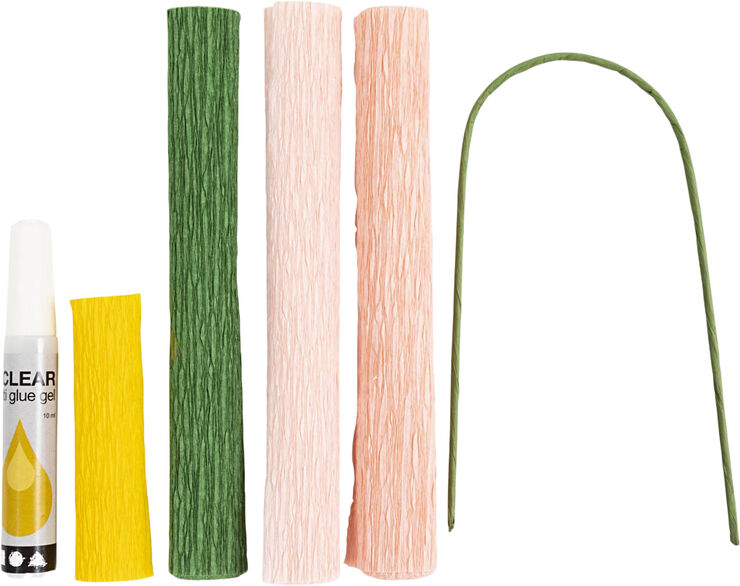 Mini DIY Kit Crepepapir, Pæon