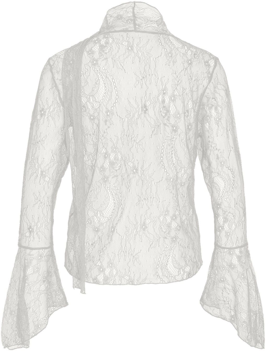 Nmida L/S Lace Scarf Top