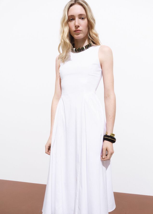 Flared Midi Dress