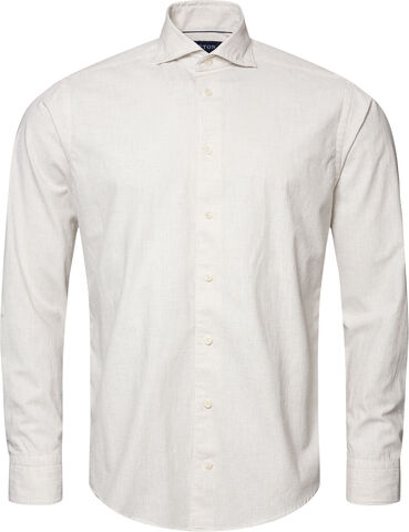 White Cotton Shirt - Slim Fit