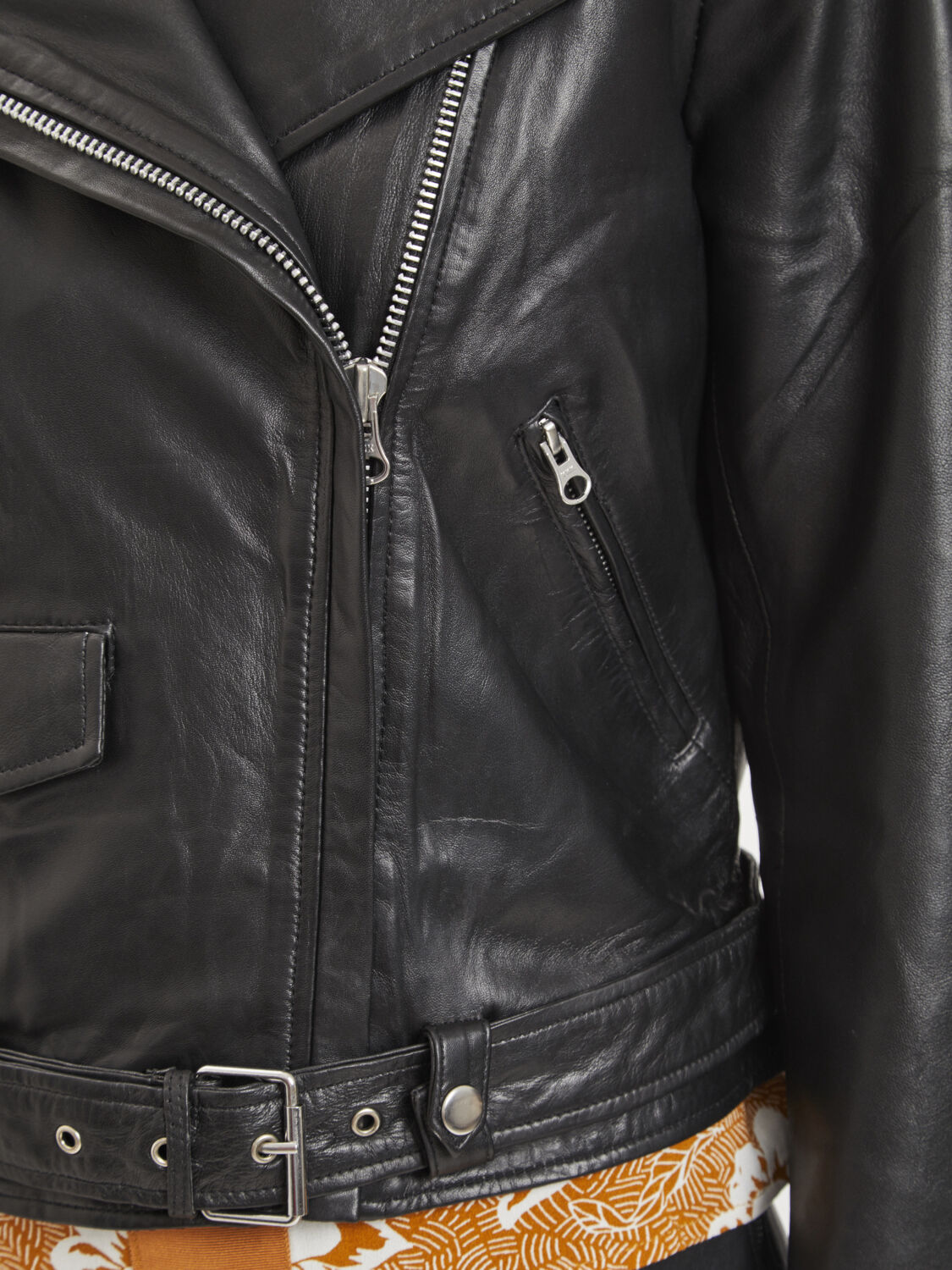 objnandita l&aelig;der jakke