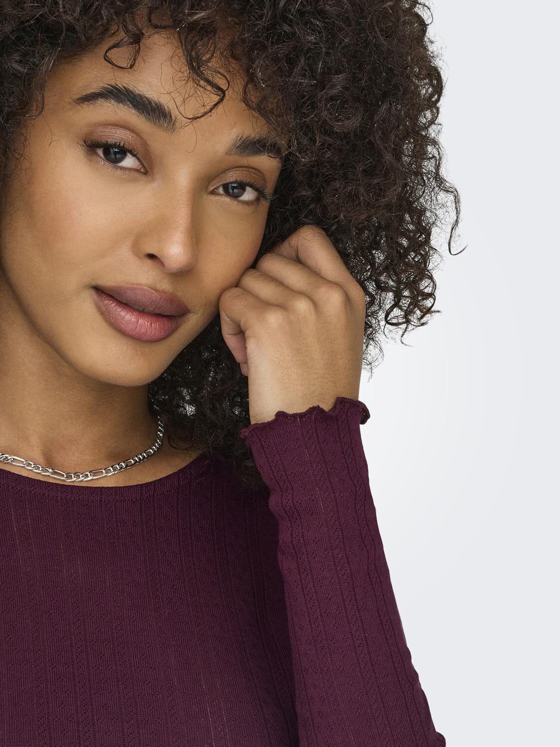 ONLCARLOTTA L/S TOP NOOS JRS