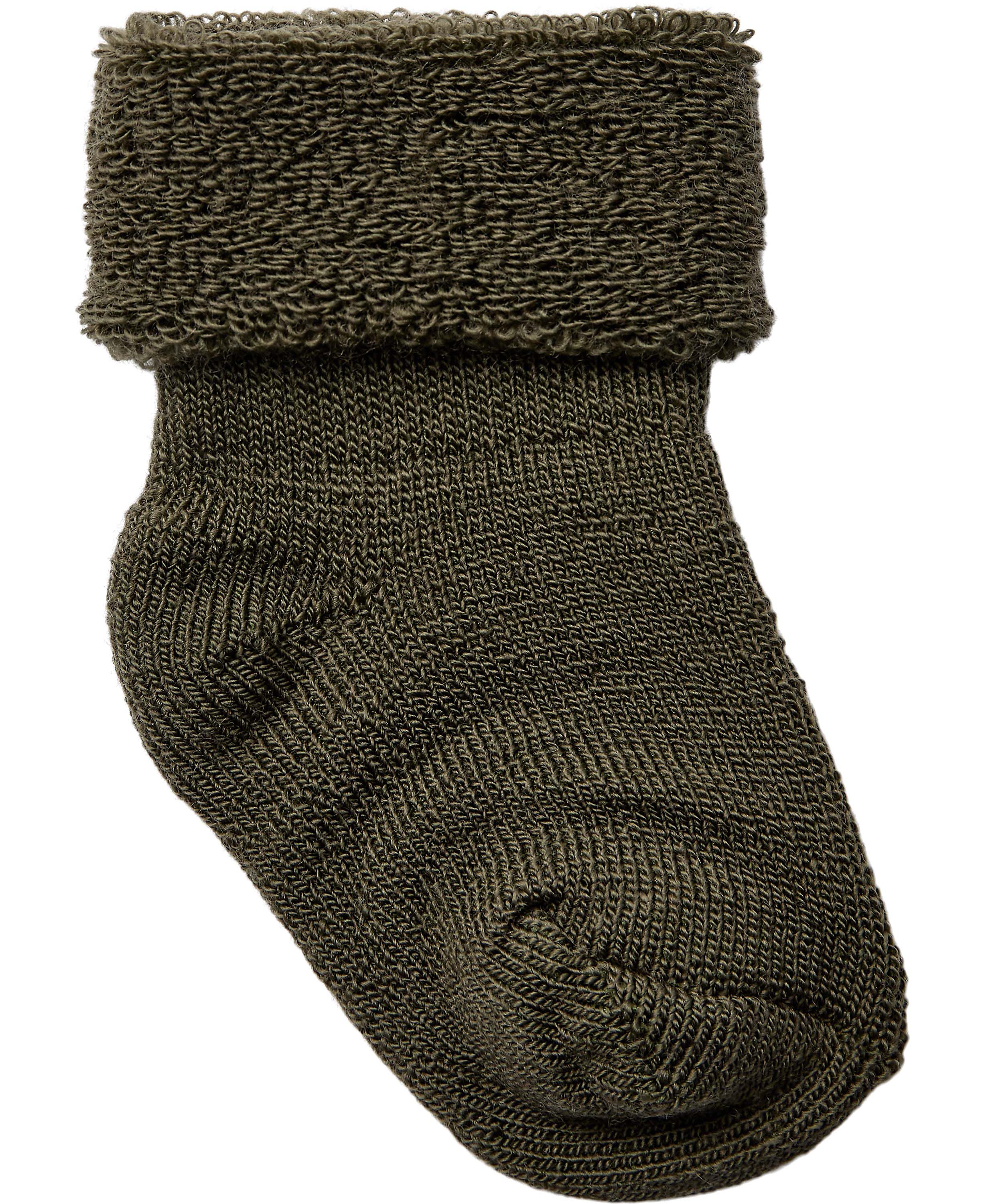 Wool baby socks