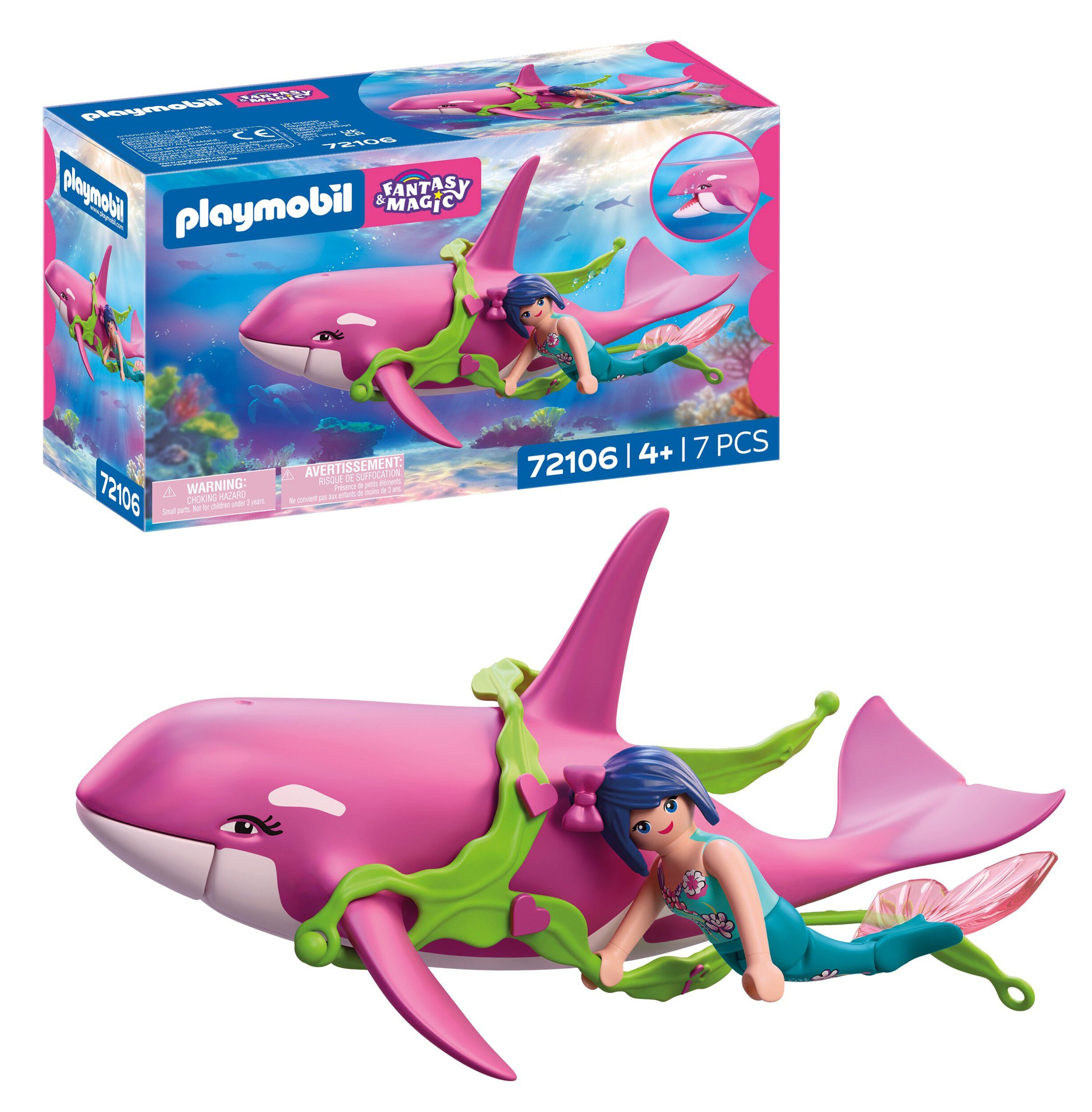 Orca with Mermaid