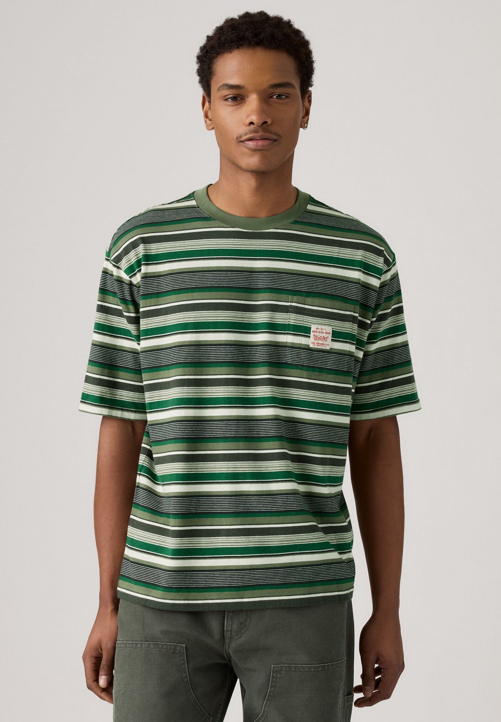 SS WORKWEAR TEE DARLIN STRIPE