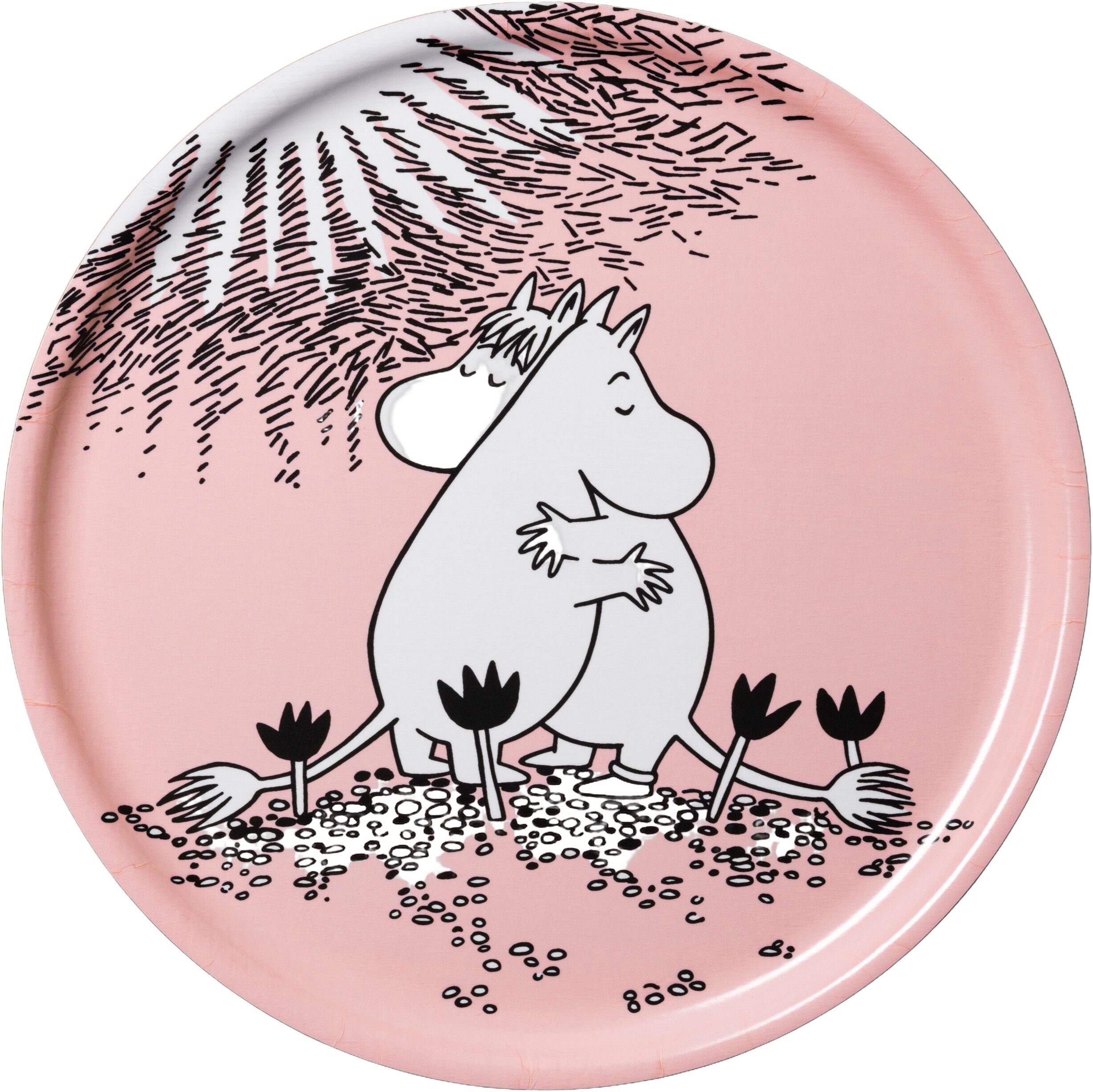 Moomin tray 35cm Love