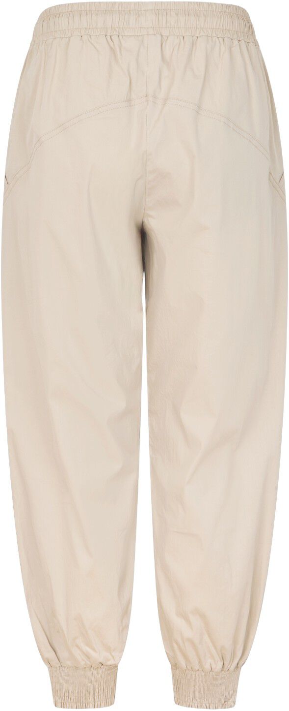 Papery angle seam pants - Domino