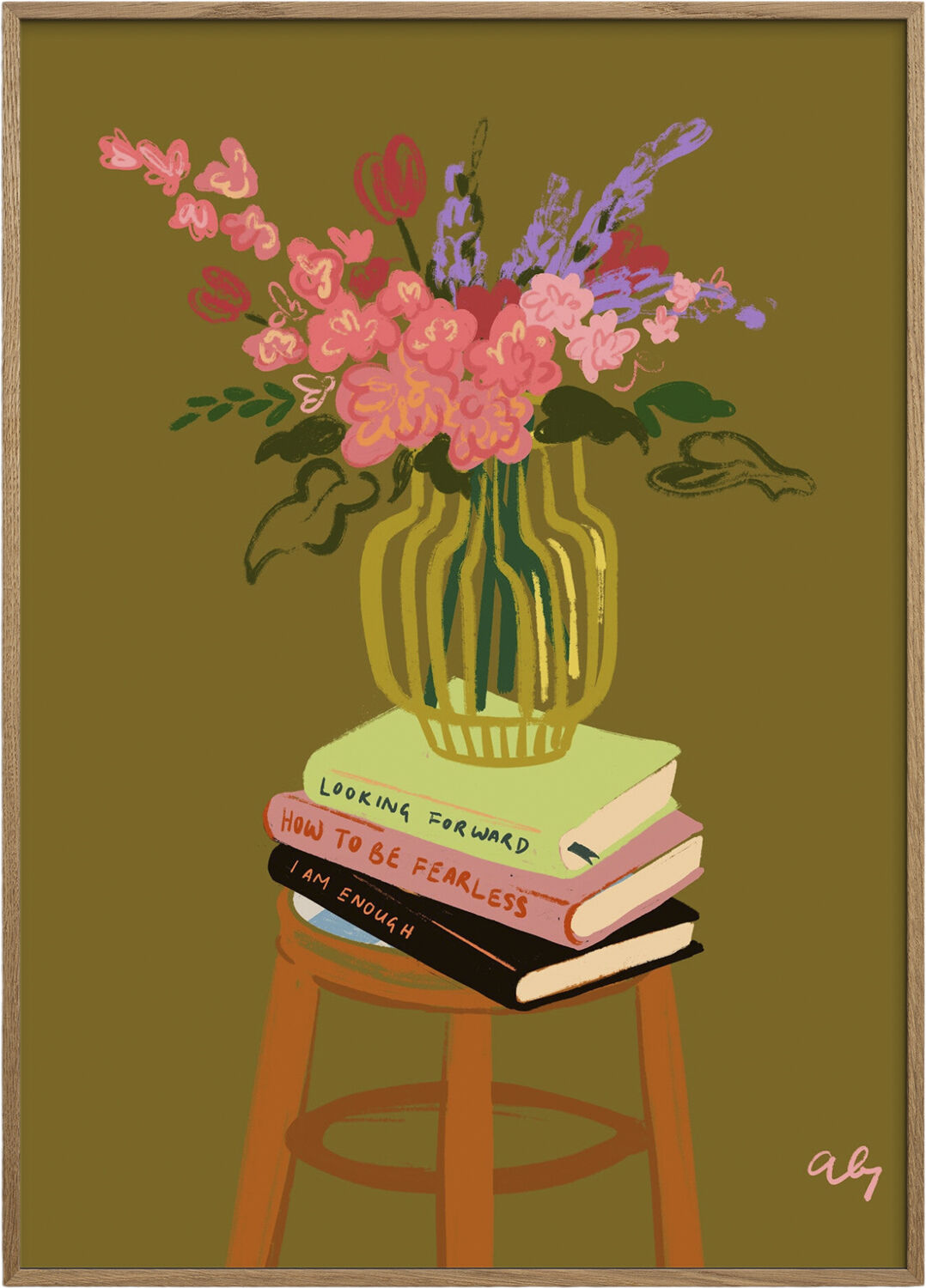 Affordable Art Prints x Arty Guava - Floral Vase