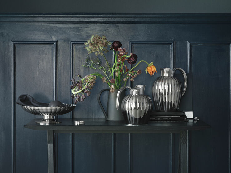 BERNADOTTE DISH ON STAND, SS