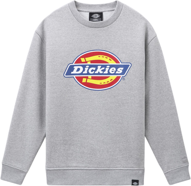 ICON LOGO SWEATSHIRT GREY MELANGE