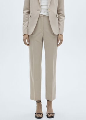 Straight suit trousers