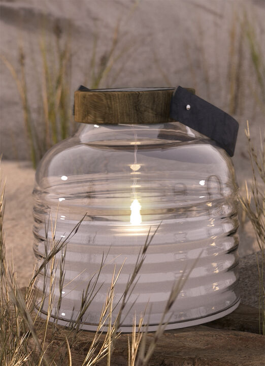 Aston Solar Krukke, Ø20xH20cm, Sort/Brun