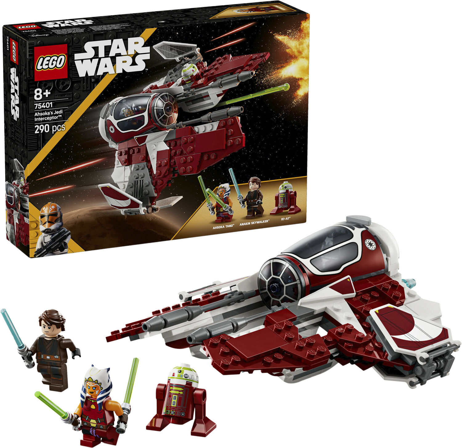 Ahsokas Jedi Interceptor 75401