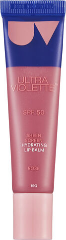Sheen Screen Rose SPF50 - Återfuktande läppbalsam med solskydd