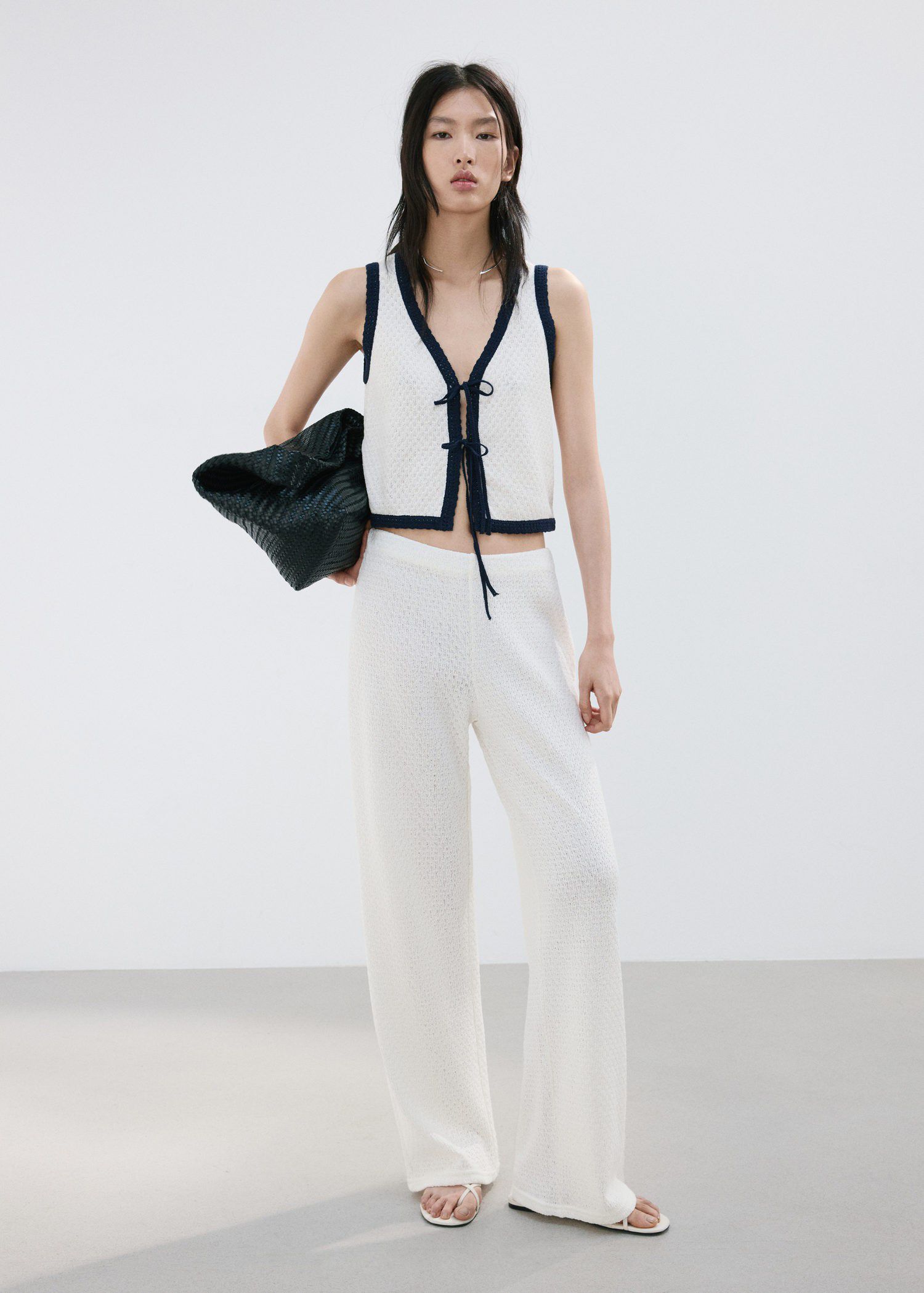 Bow tie waistcoat top