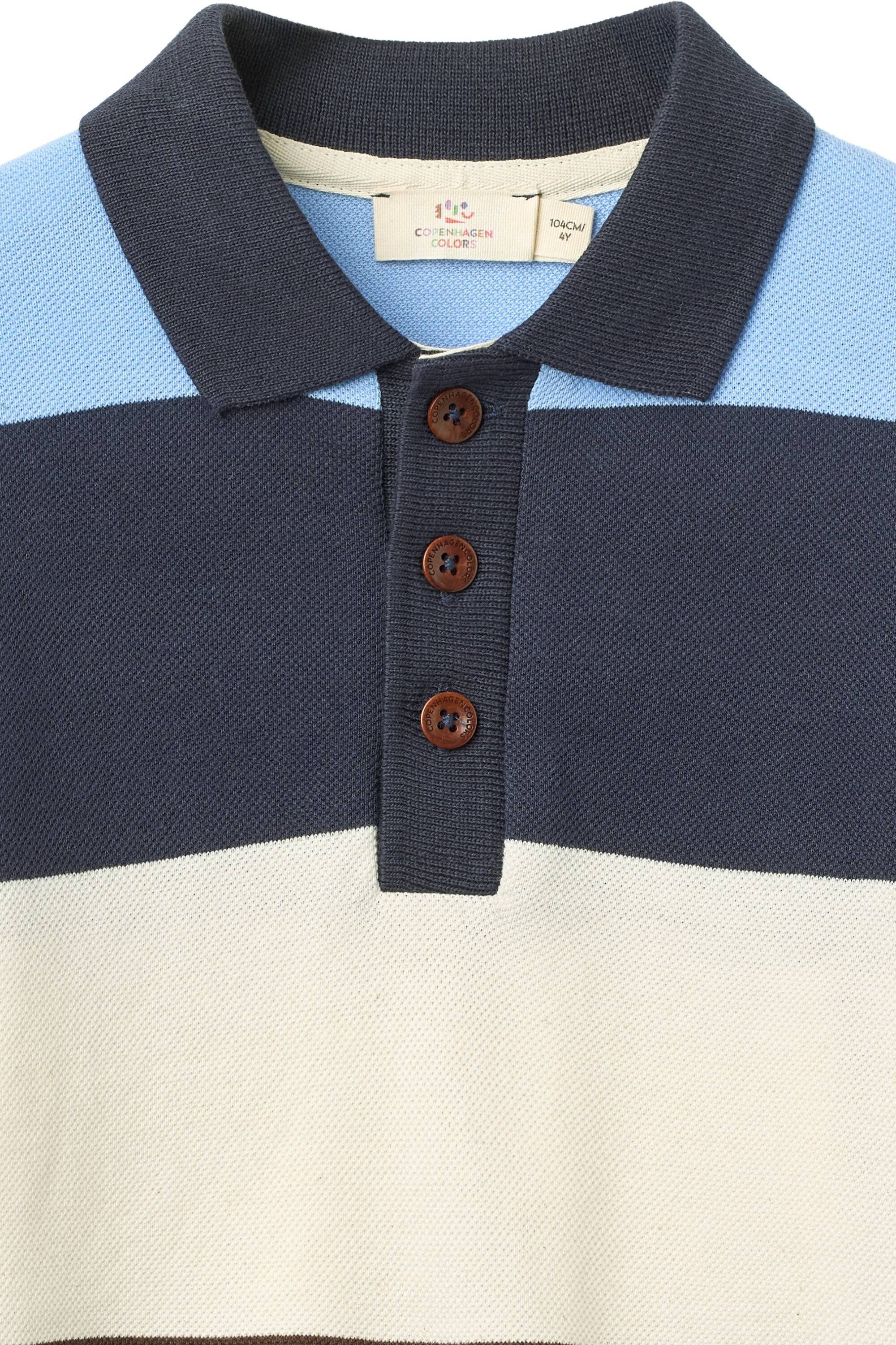 Stripe Pique Polo w. LS