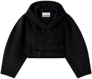 Splittable Wool Hooded Jacket