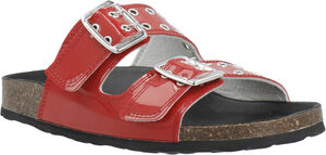 BIAMIAMI Two Buckle Slide Patent Leather