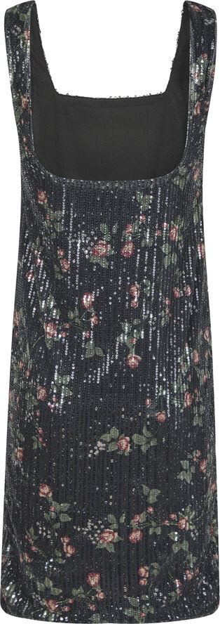 Ririn Flower Sequins Dress