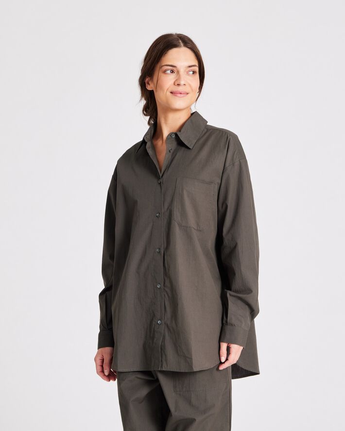 Astrid L/S Shirt Poplin Gots 243975
