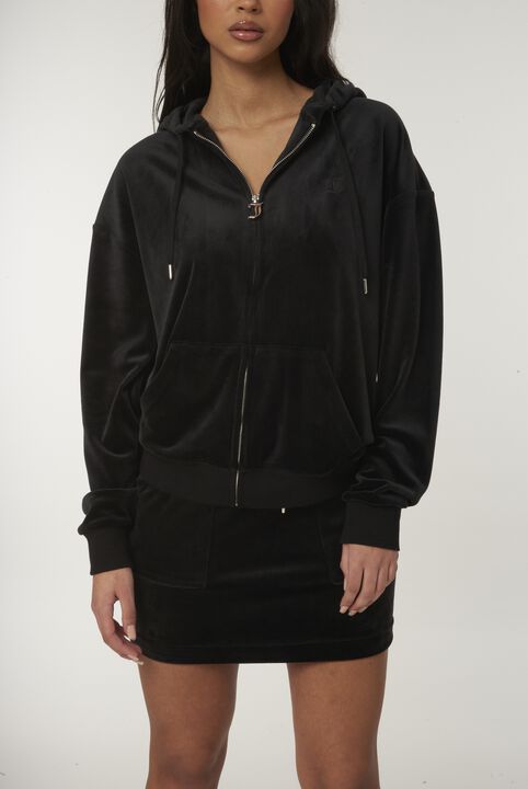 HALAN OVERSIZED ZIP THRU HOODIE