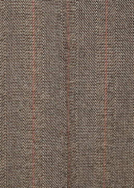 Slim cropped pinstripe trousers