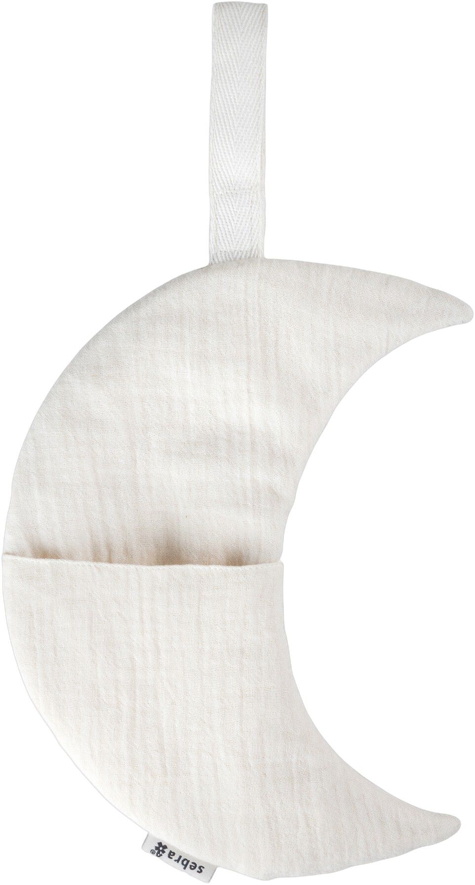 Sengelomme, stof, m&aring;ne