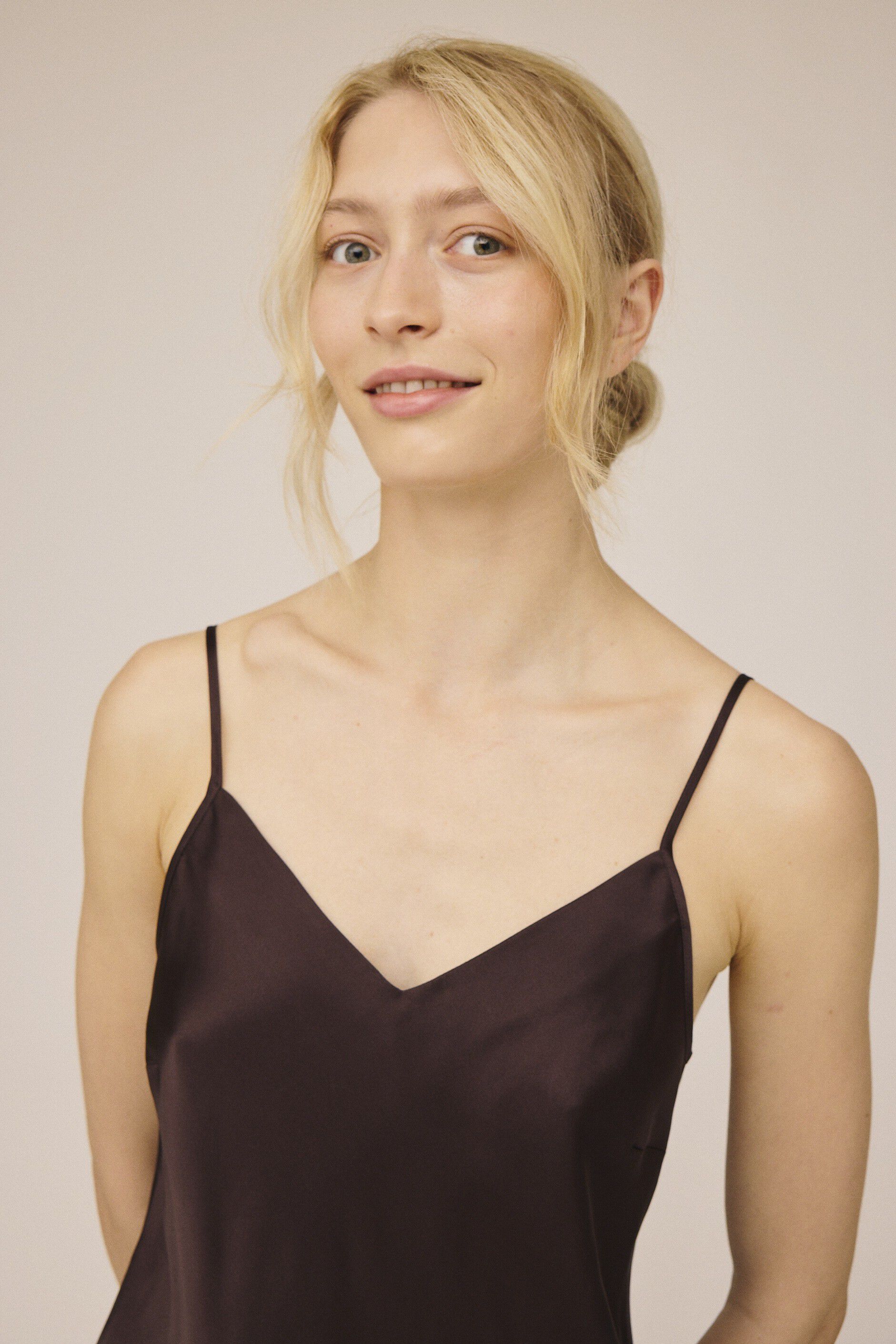 Moon 8 G - Strap Top, 100% Silk