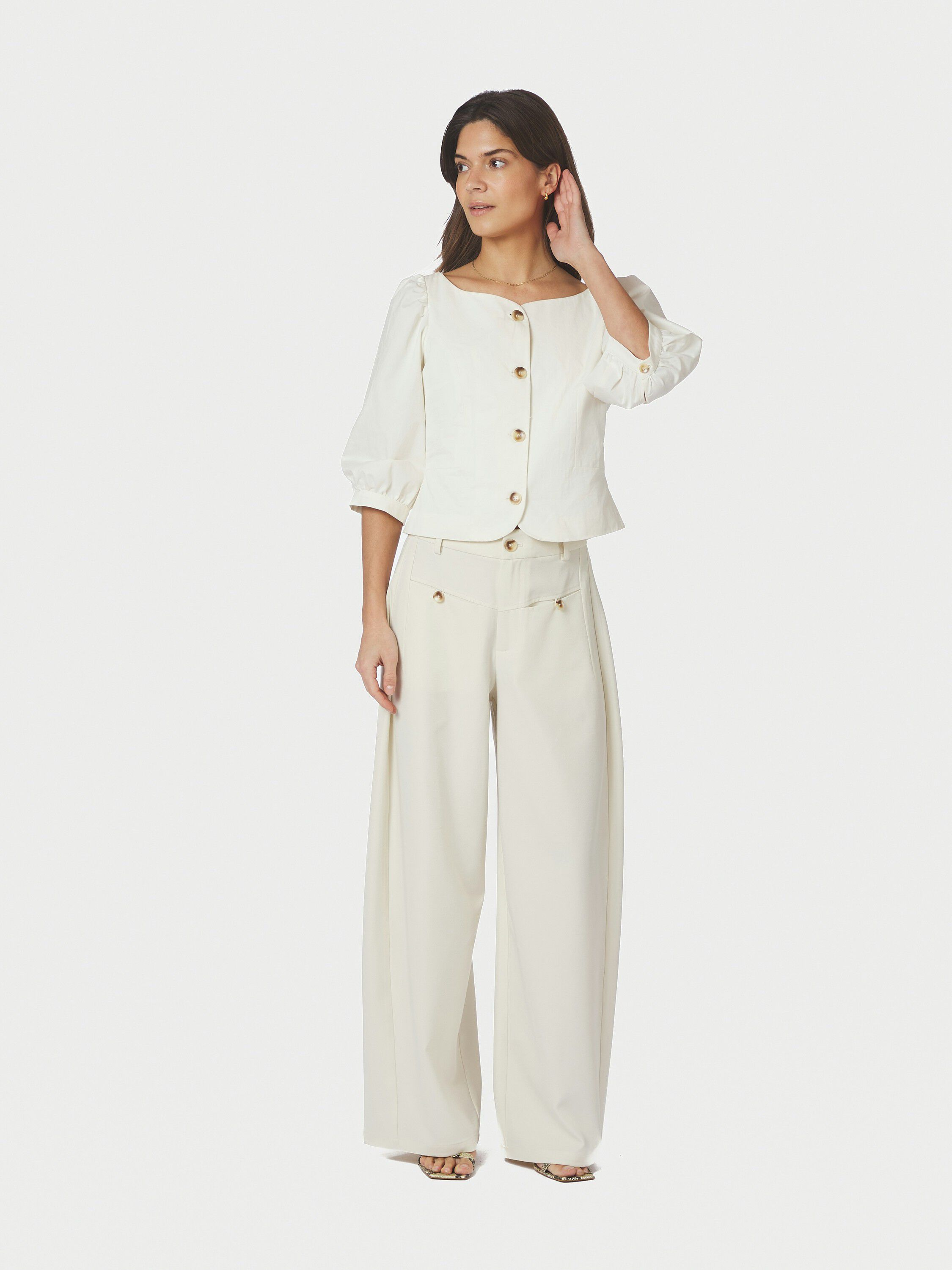 Jeannie Twill Blouse