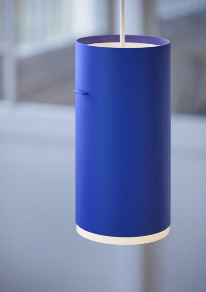 Tube Pendant, Deep Blue, Large