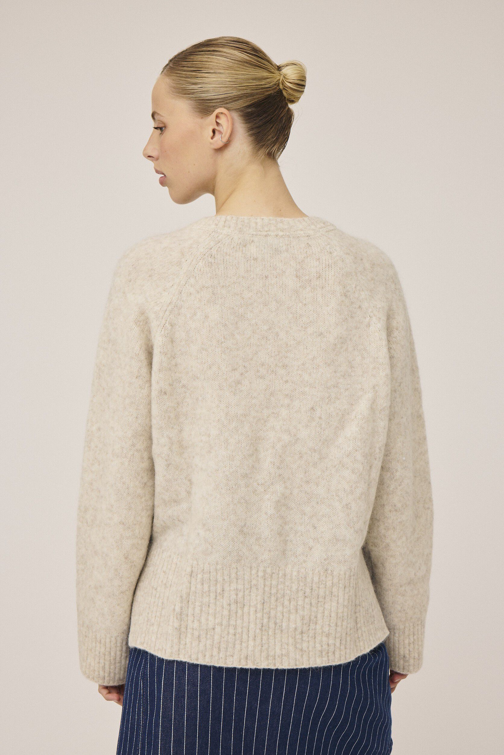 Mai 1 Striksweater - Mohairmix - RWS
