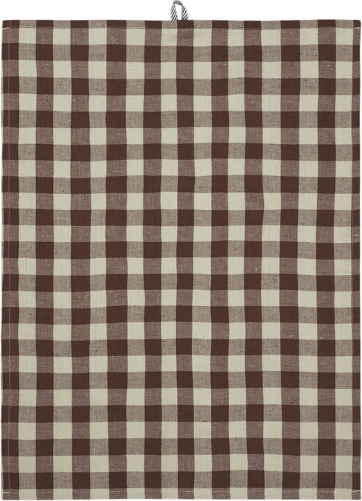 Hale Tea Towel - Cinnamon/Grey Green