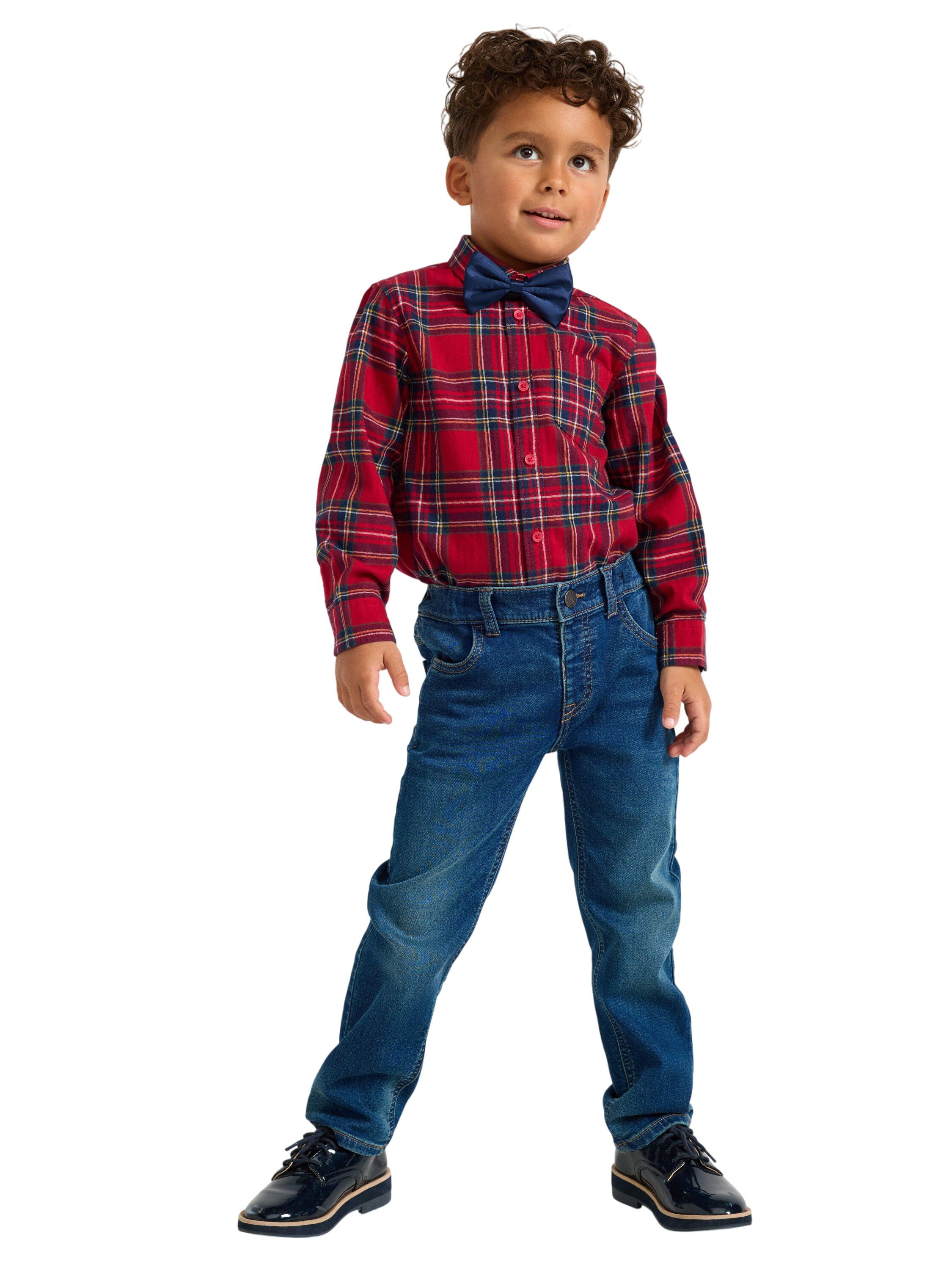 Soft, checked shirt with long sleev